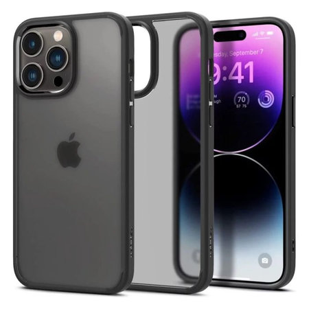 Spigen - Caz Ultra Hybrid pentru iPhone 14 Pro Max, Frost Black