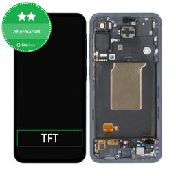 Samsung Galaxy A55 A556B - Ecran LCD + Sticlă Tactilă + Ramă (Awesome Navy) TFT