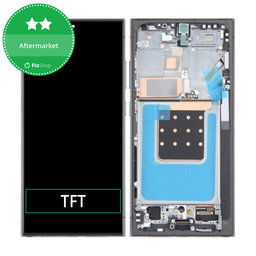 Samsung Galaxy S24 Ultra S928B - Ecran LCD + Sticlă Tactilă + Ramă (Titanium Black) TFT