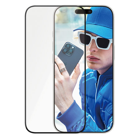 PanzerGlass - Geam Securizat UWF Ceramic cu aplicatorul pentru iPhone 16 Pro, transparent