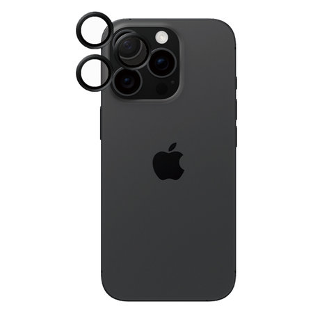 PanzerGlass - Capac de protecție & obiectivul camerei Hoops Ceramic pentru iPhone 16 Pro & 16 Pro Max, negru