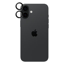 PanzerGlass - Capac de protecție & obiectivul camerei Hoops pentru iPhone 16 & 16 Plus, negru