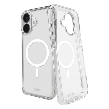 SBS - Caz Light Mag s MagSafe pentru iPhone 16, transparent