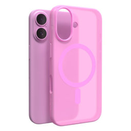 PURO - Caz Daylight pentru iPhone 16, roz