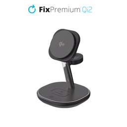 FixPremium - MagSafe Stand de încărcare cu Qi2, negru