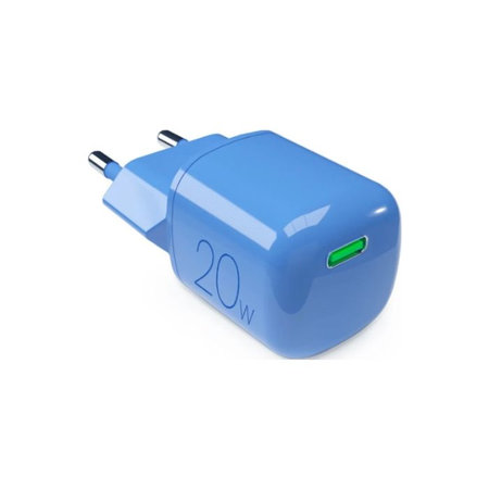 PURO - Adaptor de încărcare MiniPro USB-C, GaN, 20W, blue lagon