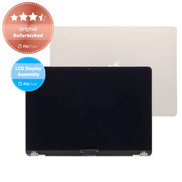 Apple MacBook Air 13" M3 A3113 (2024) - Ecran LCD + Sticlă Frontală + Carcasă Spate (Starlight) Original Refurbished