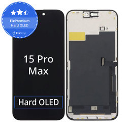 Apple iPhone 15 Pro Max - Ecran LCD + Sticlă Tactilă + Ramă FixPremium Hard