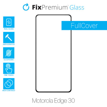 FixPremium FullCover Glass - Geam securizat pentru Motorola Edge 30