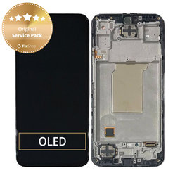 Samsung Galaxy M35 M356B - Ecran LCD + Sticlă Tactilă + Ramă (Black) - GH82-35001A Genuine Service Pack