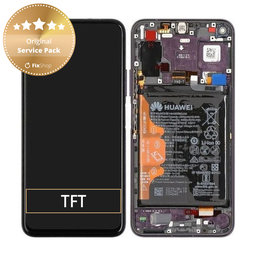 Huawei Honor 20 Pro - Ecran LCD + Sticlă Tactilă + Ramă + Baterie (Purple) - 02352VKJ Genuine Service Pack