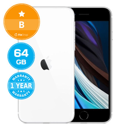 Apple iPhone SE (2nd Gen 2020) White 64GB B Recondiționat