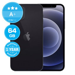 Apple iPhone 12 Black 64GB A+ Recondiționat