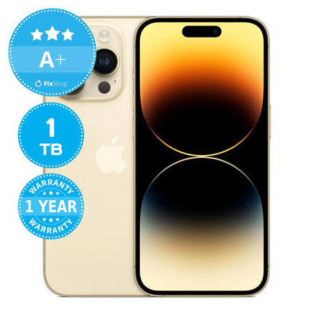 Apple iPhone 14 Pro Gold 1TB A+ Recondiționat