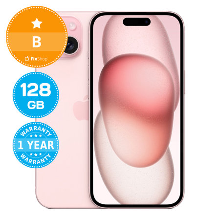 Apple iPhone 15 Pink 128GB B Recondiționat