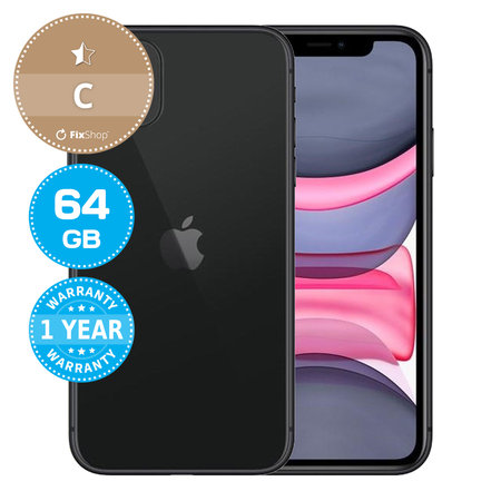 Apple iPhone 11 Black 64GB C Recondiționat