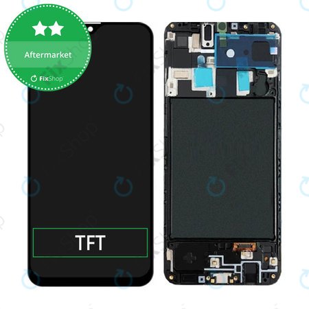 Samsung Galaxy A20 A205F - Ecran LCD + Sticlă Tactilă + Ramă TFT