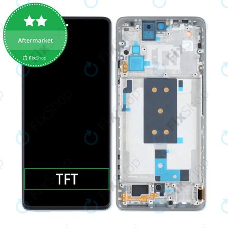 Xiaomi 11T, 11T Pro - Ecran LCD + Sticlă Tactilă + Ramă (Moonlight White) TFT