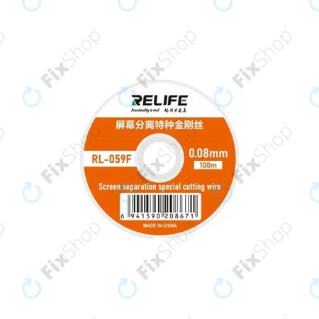 Relife RL-059F - Sârmă pentru Separarea Ecranelor LCD (0.08mm x 100M)