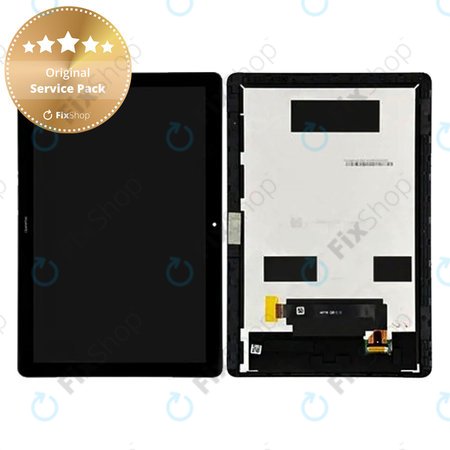 Huawei MediaPad T5 10.1 - Ecran LCD + Sticlă Tactilă + Ramă (Black) - 02352DPC, 02352DPT Genuine Service Pack