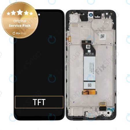 Xiaomi Redmi Note 10 5G - Ecran LCD + Sticlă Tactilă + Ramă (Graphite Gray) - 5600020K1900 Genuine Service Pack