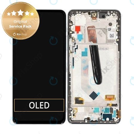 Xiaomi Mi 11i - Ecran LCD + Sticlă Tactilă + Ramă (Cosmic Black) - 5600030K1100 Genuine Service Pack