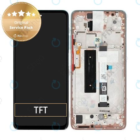 Xiaomi Mi 10T Lite 5G - Ecran LCD + Sticla Tactilă + Ramă (Rose Gold Beach) - 5600050J1700 Genuine Service Pack