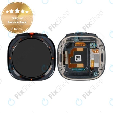 Samsung Galaxy Watch Ultra (LTE) SM-L705U - Ecran LCD + Sticlă Tactilă + Ramă (Dark Grey) - GH82-35194A Genuine Service Pack