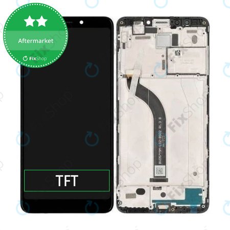 Xiaomi Redmi 5 - Ecran LCD + Sticlă Tactilă + Ramă (Black) TFT