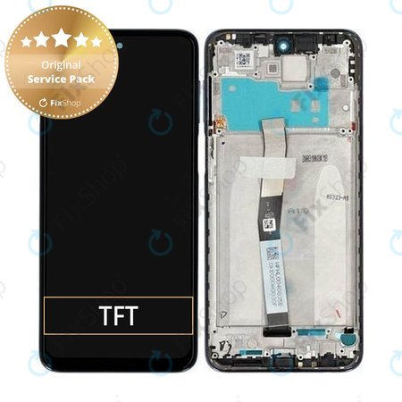 Xiaomi Redmi Note 9 Pro - Ecran LCD + Sticlă Tactilă + Ramă (Glacier White) - 560002J6B200 Genuine Service Pack