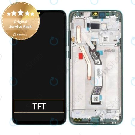 Xiaomi Redmi Note 8 Pro - Ecran LCD + Sticlă Tactilă + Ramă (Forest Green) - 56000400G700, 56000C00G700 Genuine Service Pack