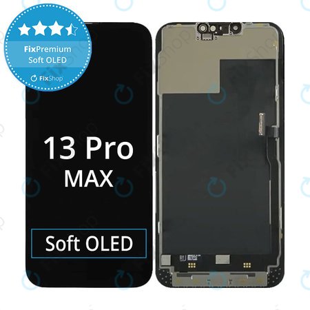 Apple iPhone 13 Pro Max - Ecran LCD + Sticlă Tactilă + Ramă FixPremium Soft