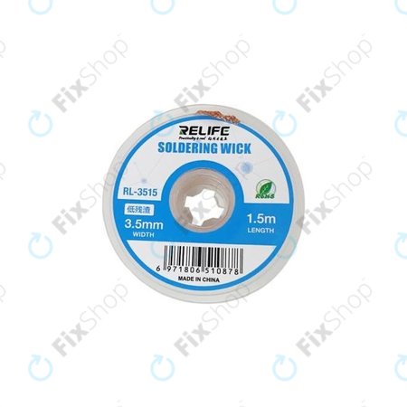 Relife RL-3515 - Fitil de Lipit Pentru Îndepărtarea Excesului de Tablă (3.5mm)