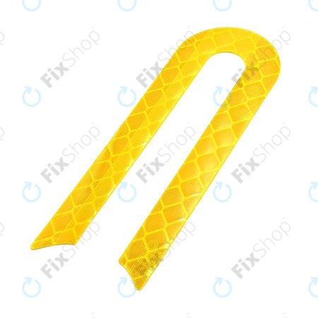 Xiaomi Mi Electric Scooter 1S, 2 M365, Essential, Pro, Pro 2 - Bandă Decorativă pentru Motor - Tip U (Yellow) - C002550015300 Genuine Service Pack