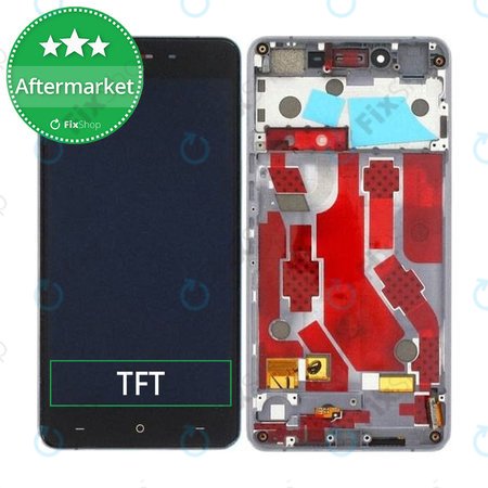 OnePlus X - Ecran LCD + Sticlă Tactilă + Ramă (Black) TFT