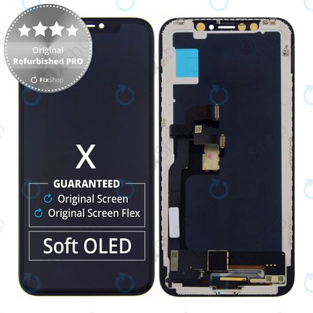 Apple iPhone X - Ecran LCD + Sticlă Tactilă + Ramă Original Refurbished PRO