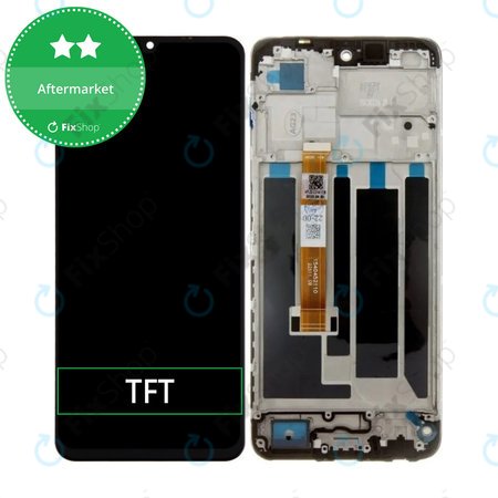 Realme C53 RMX3760 - Ecran LCD + Sticlă Tactilă + Ramă (Mighty Black) TFT