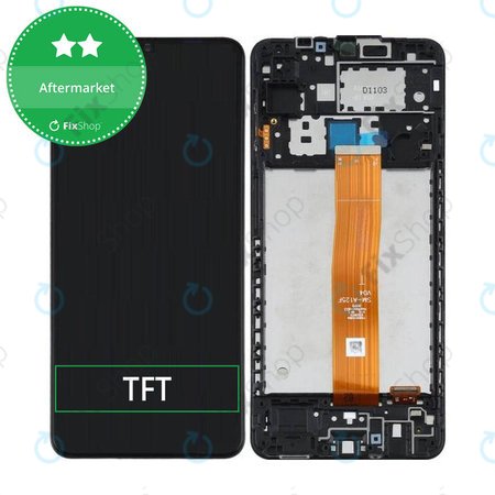 Samsung Galaxy A12 A125F - Ecran LCD + Sticlă Tactilă + Ramă (Black) TFT