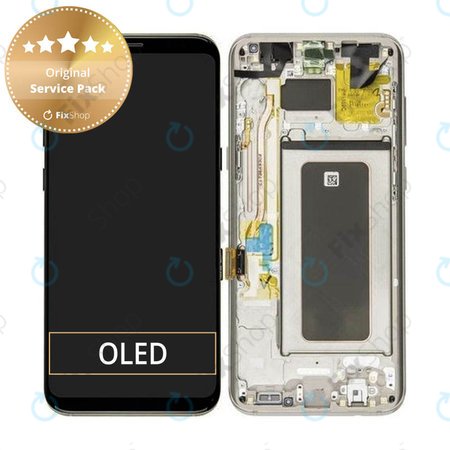 Samsung Galaxy S8 Plus G955F - Ecran LCD + Sticlă Tactilă + Ramă (Maple Gold) - GH97-20470F, GH97-20564F, GH97-20565F Genuine Service Pack