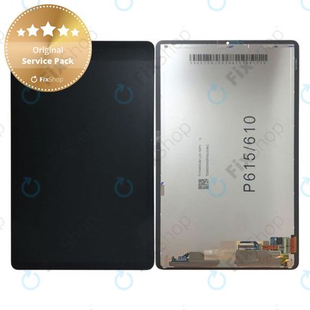 Samsung Galaxy Tab S6 Lite P610, P615 - Ecran LCD + Sticlă Tactilă (Oxford Gray) - GH82-22896A Genuine Service Pack