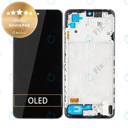 Xiaomi Redmi Note 10 - Ecran LCD + Sticla Tactilă + Ramă (Onyx Grey) - 5600020K7A00 Genuine Service Pack