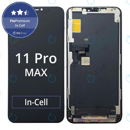 Apple iPhone 11 Pro Max - Ecran LCD + Sticlă Tactilă + Ramă In-Cell FixPremium