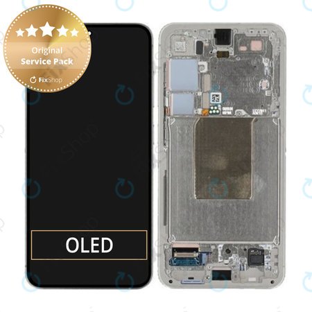 Samsung Galaxy S24 S921B - Ecran LCD + Sticlă Tactilă + Ramă (Amber Yellow) - GH82-33287D Genuine Service Pack