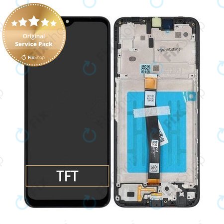 Samsung Galaxy A22 5G A226B - Ecran LCD + Sticlă Tactilă + Ramă (Black) - GH81-20694A Genuine Service Pack