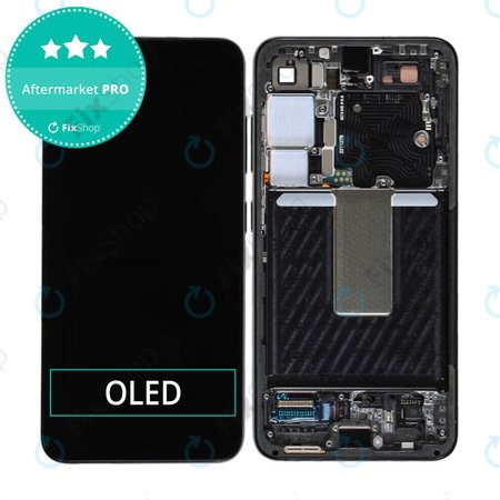 Samsung Galaxy S23 FE S711B - Ecran LCD + Sticlă Tactilă + Ramă (Graphite) OLED