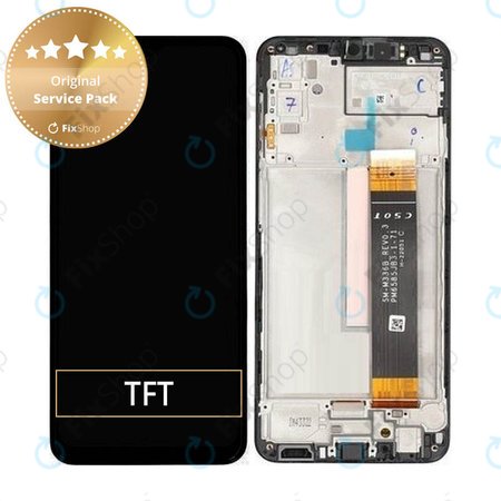 Samsung Galaxy M23 5G M236B - Ecran LCD + Sticlă Tactilă + Ramă (Black) - GH82-28487A, GH82-28488A, GH82-28492A Genuine Service Pack