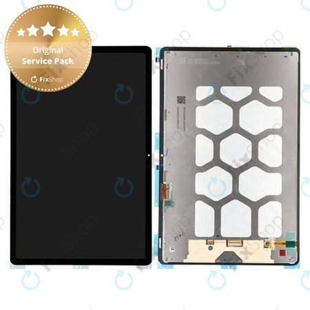 Samsung Galaxy Tab S7 FE 5G T736B - Ecran LCD + Sticlă Tactilă + Ramă (Mystic Black) - GH82-25897A Genuine Service Pack