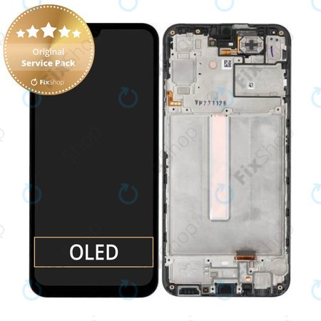 Samsung Galaxy A25 A256B - Ecran LCD + Sticlă Tactilă + Ramă (Black) - GH82-33214A Genuine Service Pack