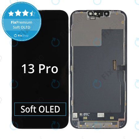 Apple iPhone 13 Pro - Ecran LCD + Sticlă Tactilă + Ramă Soft OLED FixPremium