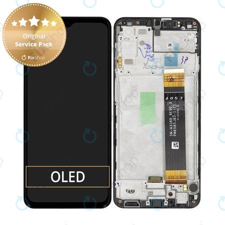 Samsung Galaxy A23 4G A235F - Ecran LCD + Sticlă Tactilă + Ramă (Black) - GH82-28563A, GH82-28657A Genuine Service Pack